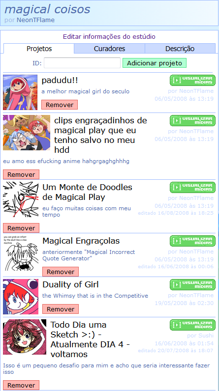 Coleções à mostra